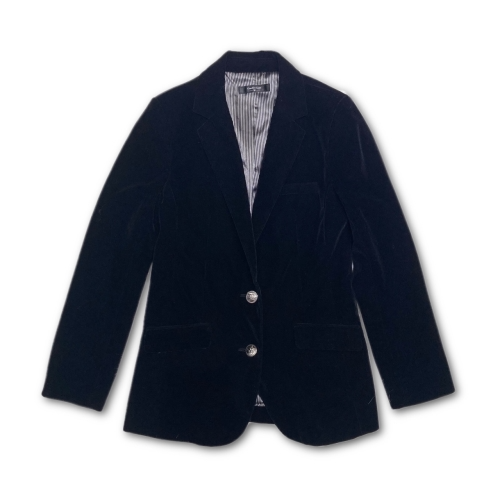 black velvet 2botton blazer