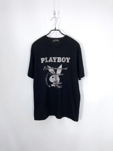 PLAY BOY glitter logo t-shirt