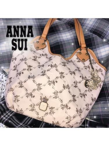 ANNA SUI butterfly keyring bag