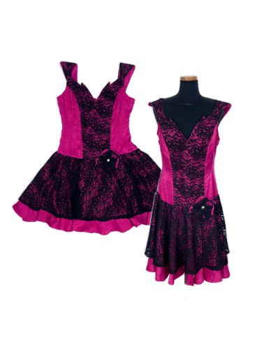 purple lace sleeveless dress