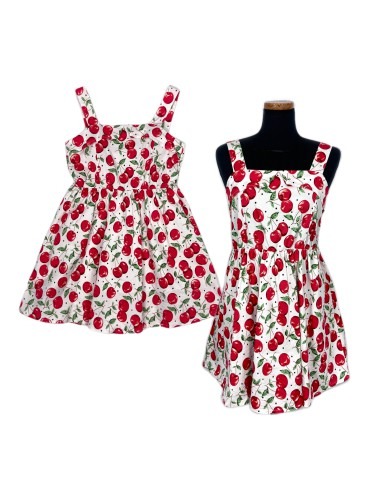 cute cherry pattern dress