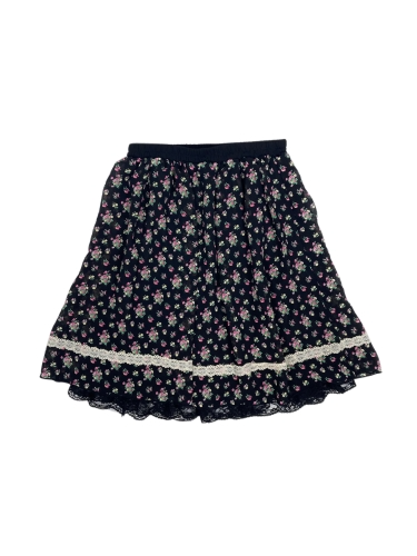 flower pattern lace skirt