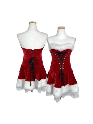 santa girl corset dress