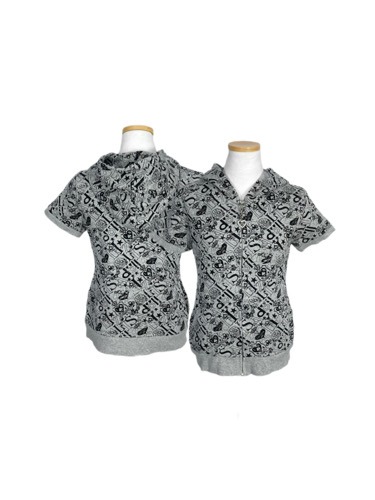 LiZ LISA kitschy pattern slim hoodie