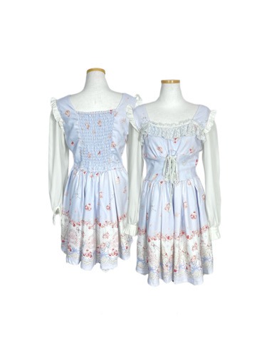 LIZ LISA pastel blue corset lolita dress