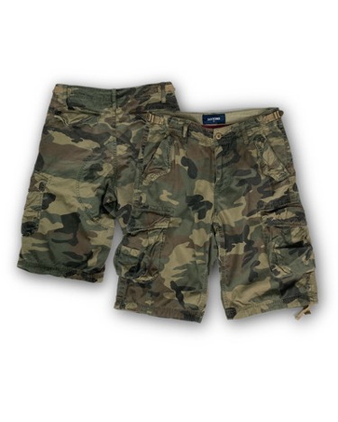camo wide cargo shorts