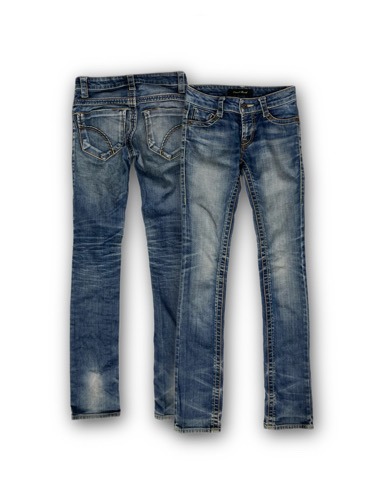 row-lise washed slim jean