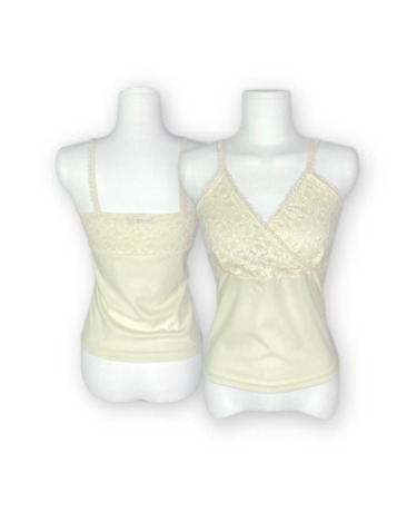 flower lace ivory top