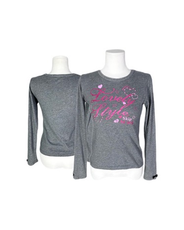 kitsch pink lettering t-shirt