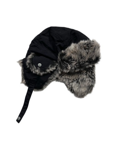 fur strap trapper hat