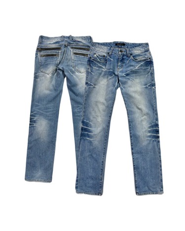 zipper pocket crack washing jean