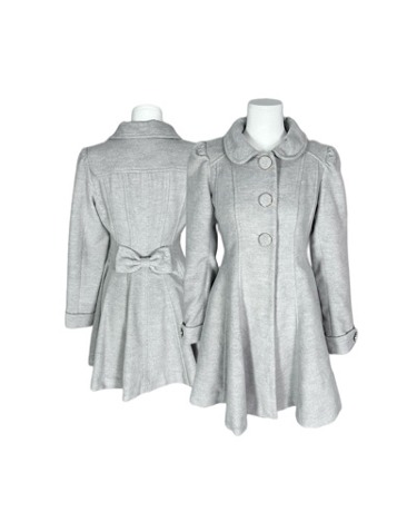 LODISPOTTO grey ribbon lolita coat