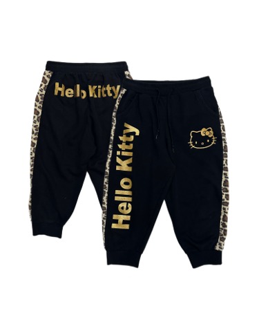 SANRIO hello kitty logo capri sweat pants